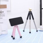 Wholesale Universal Flexible Magnetic Cell Phone Holder Tripod Stand KI-1001A (Pink)